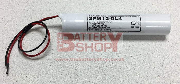 TBS 2FM13-0L4 2.4v 13.0Ah Ni-Mh Battery Pack