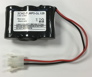 TBS 3CH2-5LAP3-GL125 3.6v 2.5Ah Ni-CD Battery pack C Cell Ni-Cd and Ni-Mh Batteries and Battery Packs The Lamp Company - The Lamp Company