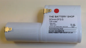 TBS 3DH4-0F5/S 3.6v 4.0Ah Ni-Cd Battery Pack D Cell Ni-Cd and Ni-Mh Batteries and Battery Packs The Lamp Company - The Lamp Company