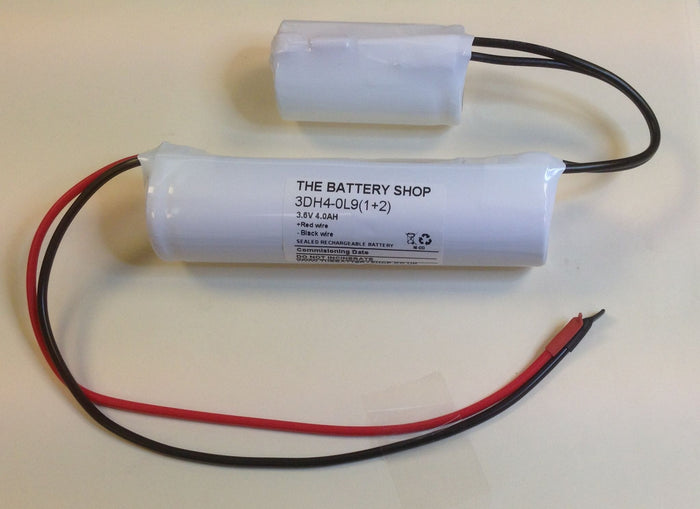 TBS 3DH4-0L9(1+2) Battery 3.6v 4.0Ah Ni-Cd