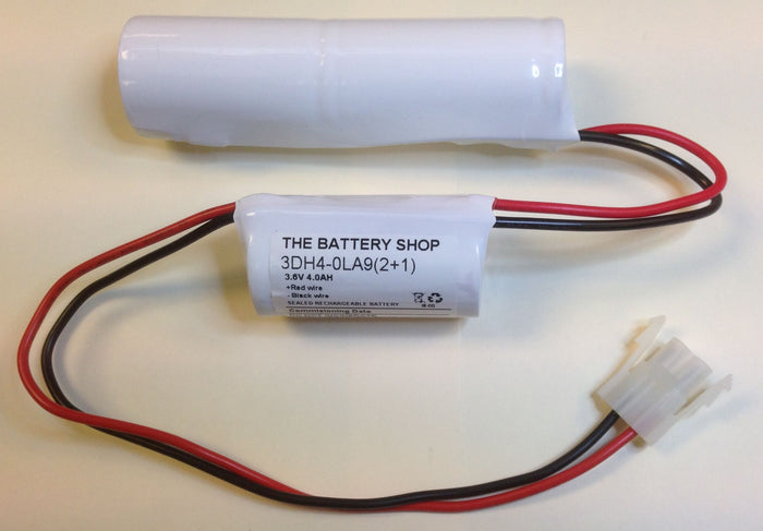 TBS 3DH4-0LA9(2+1) Battery 3.6v 4.0Ah Ni-Cd