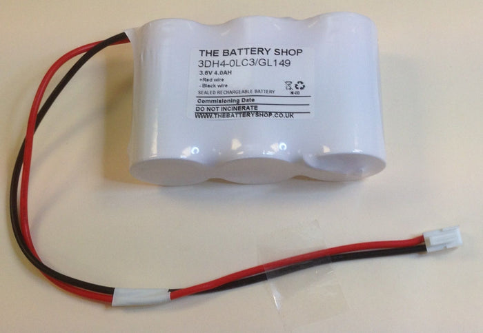 TBS 3DH4-0LC3-GL149 Battery 3.6v 4.0Ah Ni-Cd