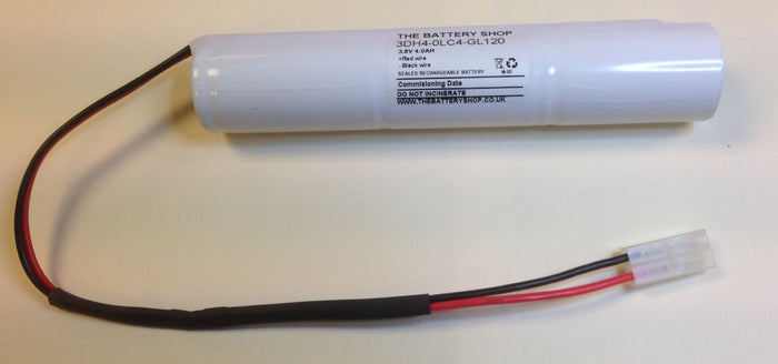 TBS 3DH4-0LC4-GL120 Battery 3.6v 4.0Ah Ni-Cd