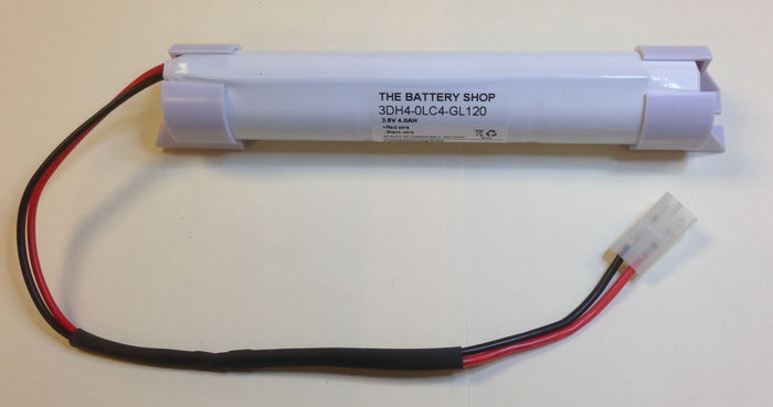 TBS 3DH4-0LC4-GL120-EC Battery 3.6v 4.0Ah Ni-Cd