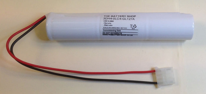 TBS 3DH4-0LC4-GL127A Battery 3.6v 4.0Ah Ni-Cd