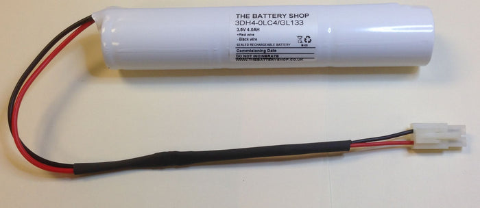 TBS 3DH4-0LC4-GL133 Battery 3.6v 4.0Ah Ni-Cd