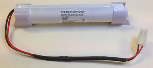 TBS 3DH4-0LC4-GL133-EC Battery 3.6v 4.0Ah Ni-Cd Emergency Lighting Batteries The Lamp Company - The Lamp Company