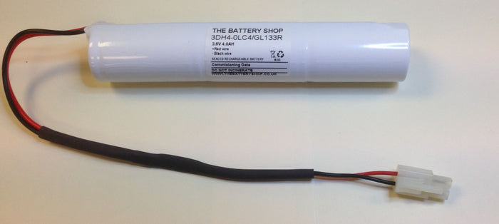 TBS 3DH4-0LC4-GL133R Battery 3.6v 4.0Ah Ni-Cd