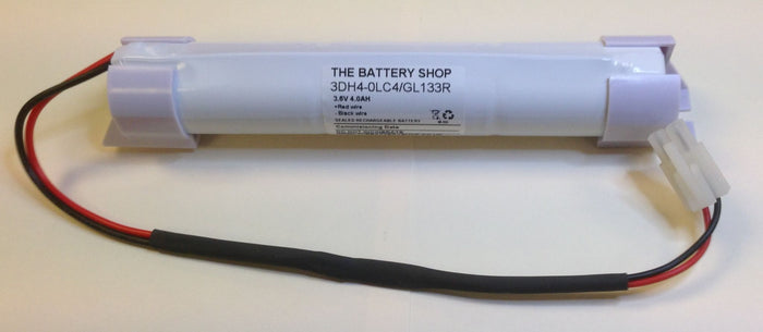 TBS 3DH4-0LC4-GL133R-EC Battery 3.6v 4.0Ah Ni-Cd