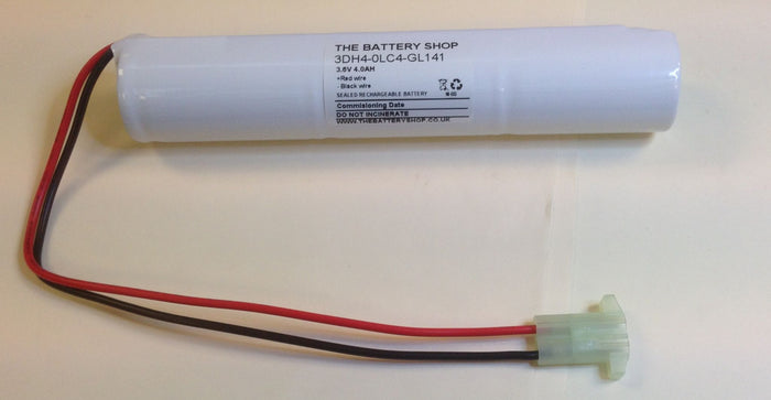 TBS 3DH4-0LC4-GL141 3.6v 4.0Ah Battery Pack