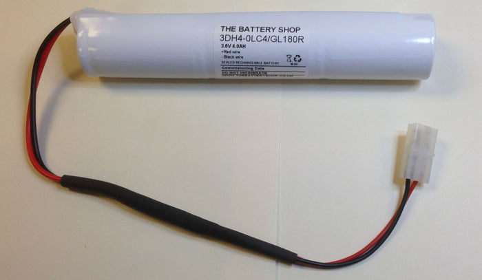 TBS 3DH4-0LC4-GL180R Battery 3.6v 4.0Ah Ni-Cd