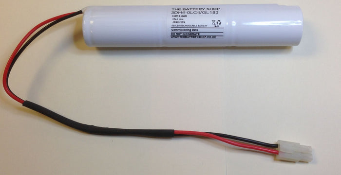 TBS 3DH4-0LC4-GL183 Battery 3.6v 4.0Ah Ni-Cd