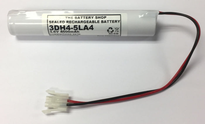 TBS 3DH4-5LA4 3.6v 4.5Ah Ni-Cd Battery Pack ( 3D BATTERY 45NC70 CON)