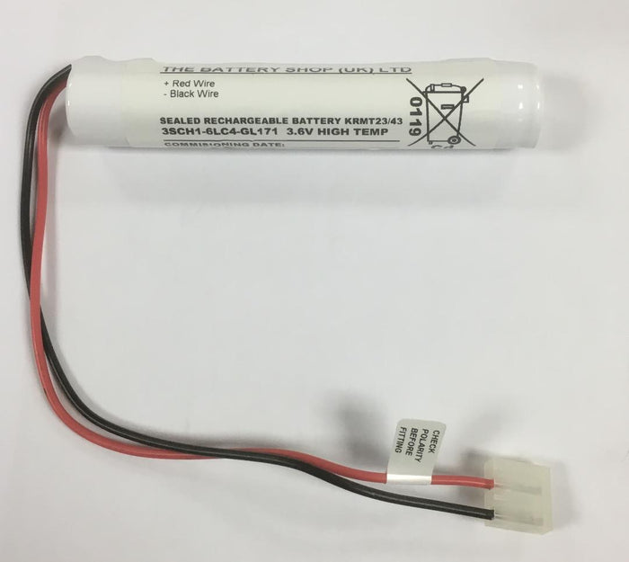 TBS 3SCH1-6LC4-GL171 3.6v 1.6Ah Ni-Cd Battery Pack (3SCH1-6LM4)