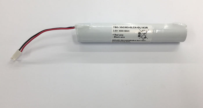 TBS 3SCM3-0LC4-GL143R Ni-Mh Battery Pack 3.6v 3000mAh (460015-003)