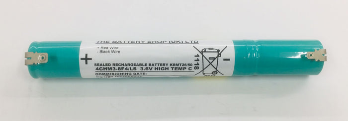 TBS 4CHM3-8F4/LS 4.8v 3.8Ah Ni-Mh Emergency Lighting Battery