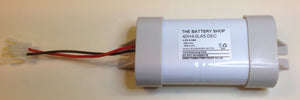 TBS 4DH4-0LA5-DEC 4.8v 4.0Ah Ni-Cd Battery WITH END CAPS (14-046E) Emergency Lighting Batteries The Lamp Company - The Lamp Company