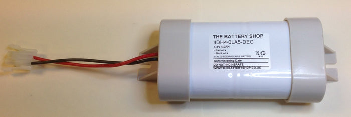 TBS 4DH4-0LA5-DEC 4.8v 4.0Ah Ni-Cd Battery WITH END CAPS (14-046E)