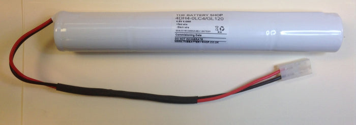 TBS 4DH4-0LC4-GL120 Battery 4.8v 4.0Ah Ni-Cd