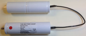 TBS 4DH4-0T9 4.8v 4.0Ah Ni-Cd Battery Pack D Cell Ni-Cd and Ni-Mh Batteries and Battery Packs The Lamp Company - The Lamp Company