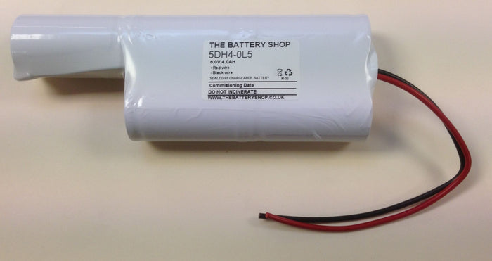 TBS 5DH4-0L5 6.0v 4.0Ah Emergency Lighting Battery Pack