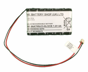 TBS 6AA700LC3-GL101R 7.2v 700mAh Ni-Cd Battery (SKC 6VRE AA 600R) Yale Alarm Batteries The Lamp Company - The Lamp Company