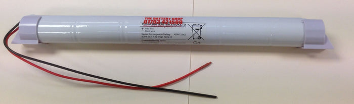 TBS 6DH4-0L4-EC 7.2v 4.0Ah Ni-Cd Battery with END CAPS