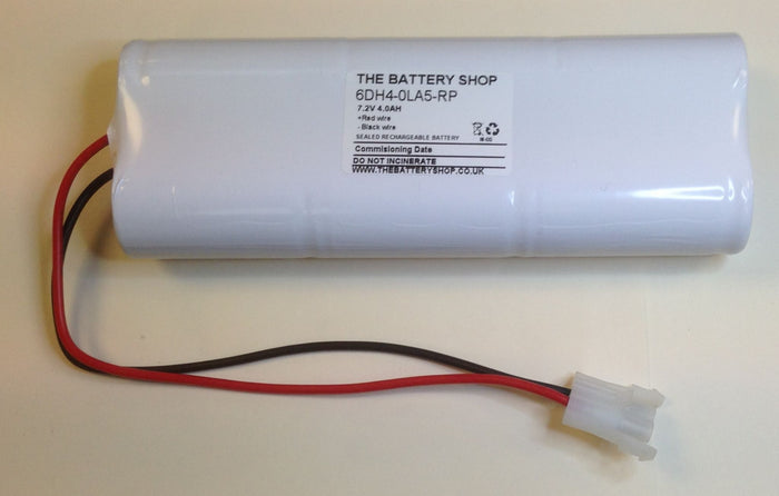 TBS 6DH4-0LA5-RP 7.2v 4.0Ah Ni-Cd Battery