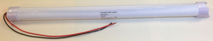 TBS 8DH4-0L4-EC Battery 9.6v 4.0Ah Ni-Cd with END CAPS