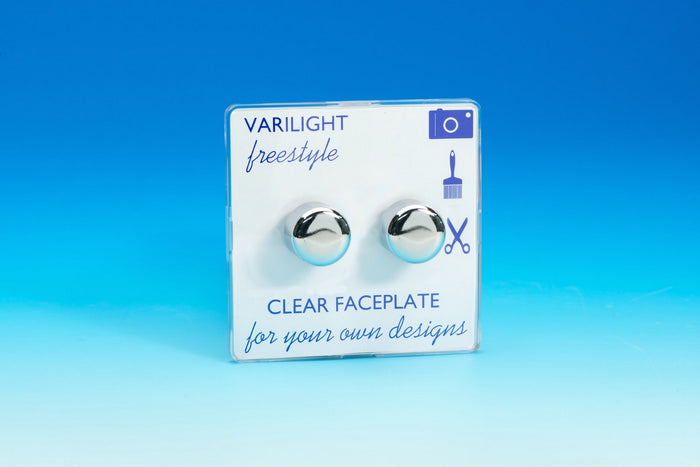 Varilight IIFP302C - 2-Gang 2-Way Push-On/Off Rotary Dimmer 2 x 40-300W