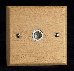 Varilight XK8BE - 1-Gang TV Socket, Co-Axial