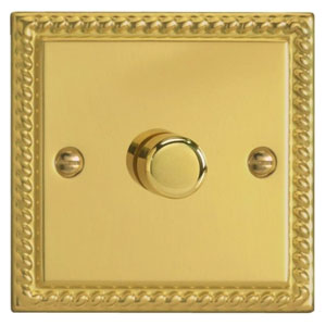 Dimmer Switch HG1 Standard Brass Finish Varilight