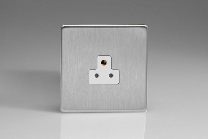 Varilight XDSRP2AWS - 1-Gang 2A Round Pin Socket