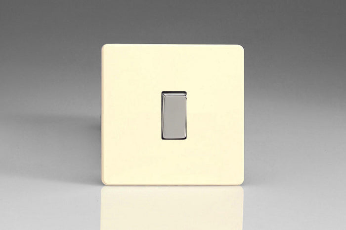 Varilight XDWBP1S - 1-Gang 6A 1-Way Push-to-Make Retractive Momentary Switch