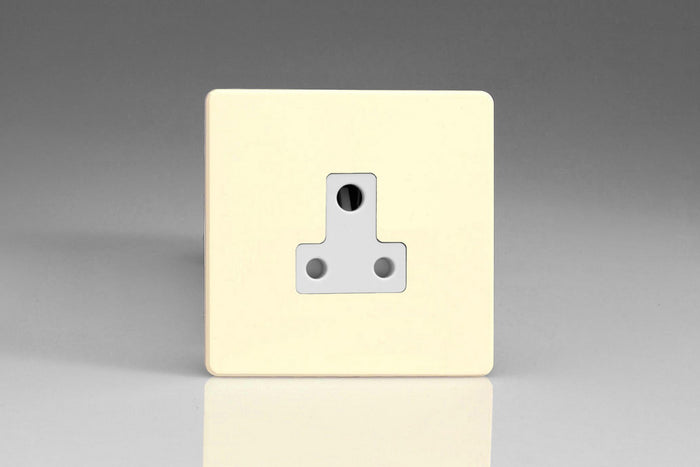 Varilight XDWRP5AWS - 1-Gang 5A Round Pin Socket