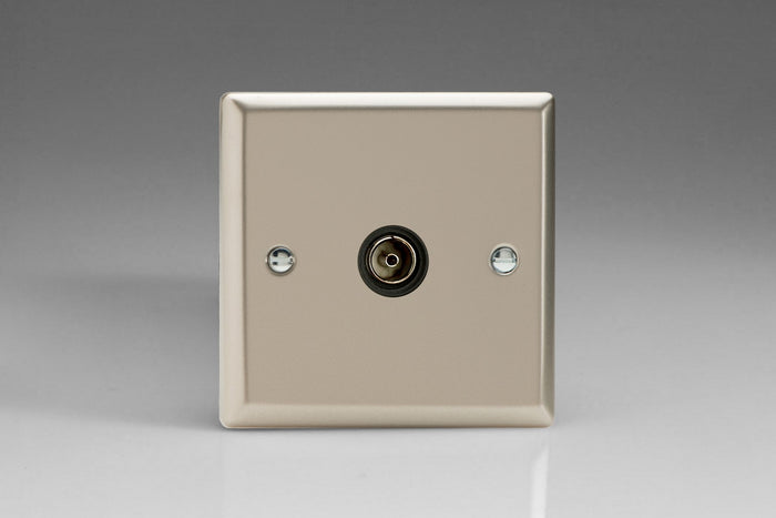 Varilight XN8ISOB - 1-Gang TV Socket, Isolated Co-axial