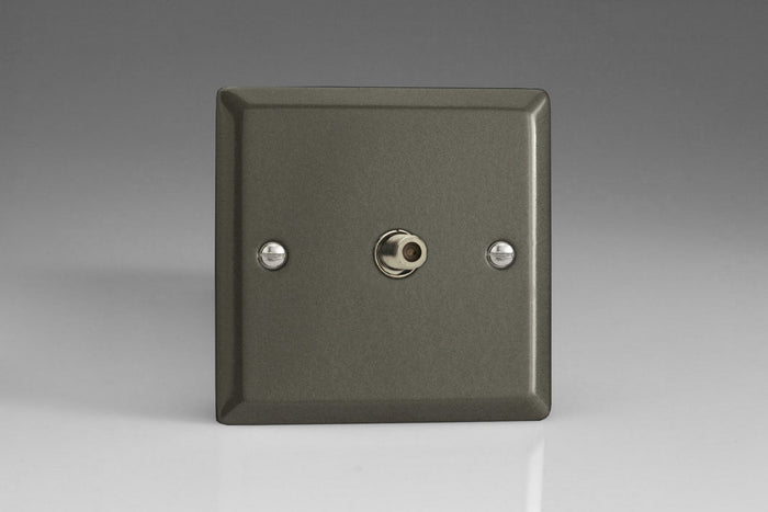 Varilight XP8S - 1-Gang TV Socket, F-Type Satellite