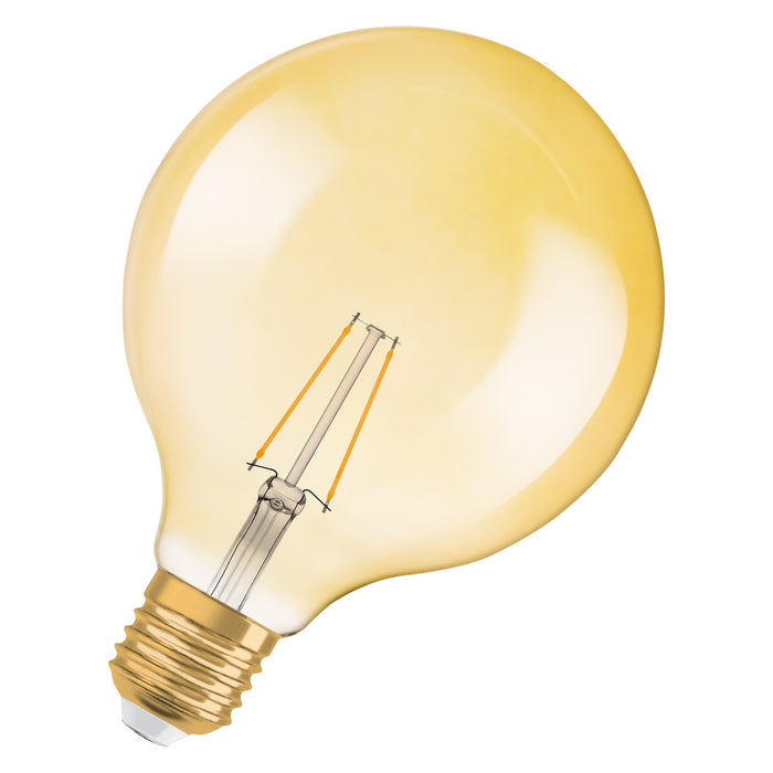 Ledvance Vintage 1906® LED CLASSIC GLOBE 2.5W 824 Gold E27