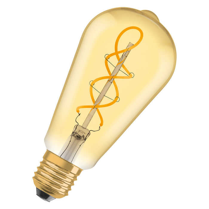 Ledvance Vintage 1906® LED EDISON 28  4 W/2000 K  GOLD E27