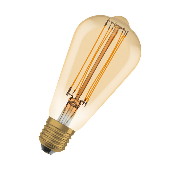 Ledvance Vintage 1906 LED CLASSIC SLIM FILAMNET EDISON DIMMABLE 40  5.8 W/2200 K GOLD E27