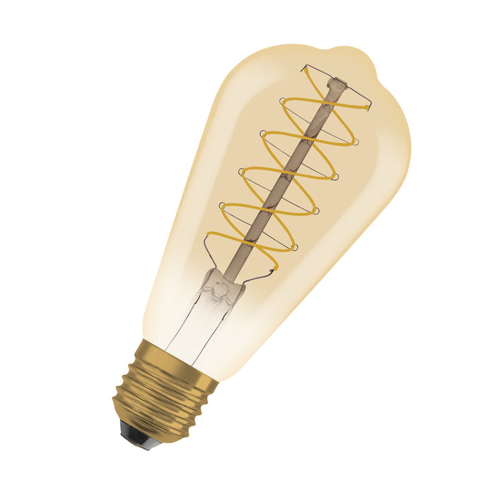 Ledvance Vintage 1906 LED CLASSIC SLIM FILAMNET EDISON DIMMABLE 37  4.8 W/2200 K GOLD E27