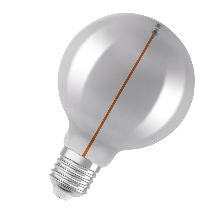 Ledvance Vintage 1906® LED CLASSIC A, Globe and EDISON WITH FILAMENT-MAGNETIC STYLE 6  2.2 W/1800 K SMOKE E27