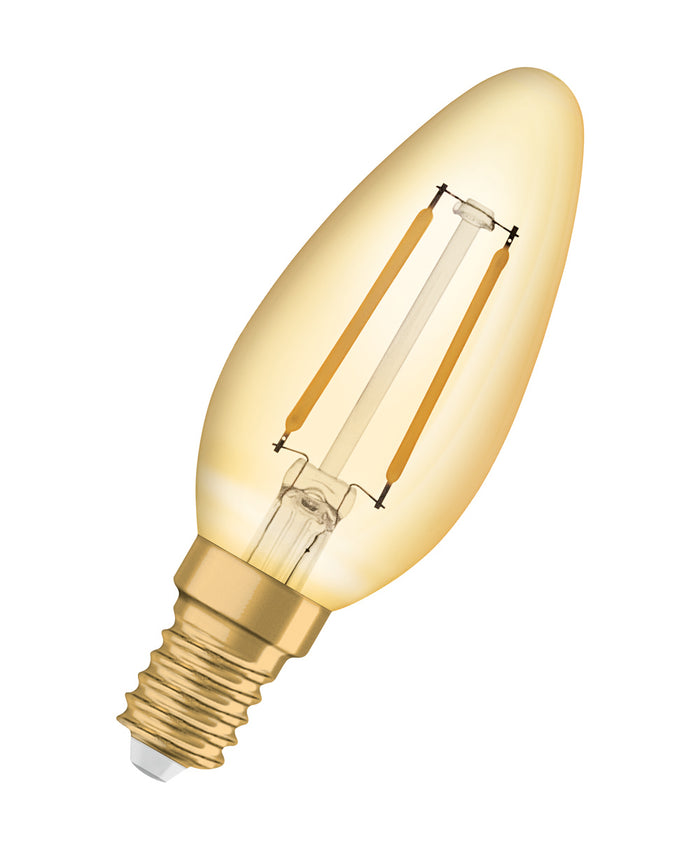 Ledvance Vintage 1906® LED CLASSIC B 12  1.5 W/2400 K  GOLD E14