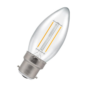 Crompton 15357 BC-B22d 2.5W Candle Warm White Light Bulb