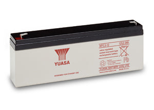 NP2.3-12 12v 2.3Ah Lead Acid Battery (NP2.3-12S) Yuasa NP Industrial Batteries The Lamp Company - The Lamp Company