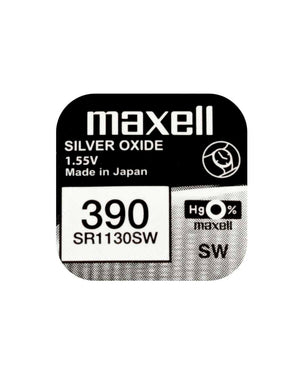 SR1130SW Maxell 1.55v Silver Oxide Watch Battery (390, D390 V534, 603, SB-AU, 280-24, SR54) Maxell Watch Batteries - SR Silver Oxide Batteries The Lamp Company - The Lamp Company