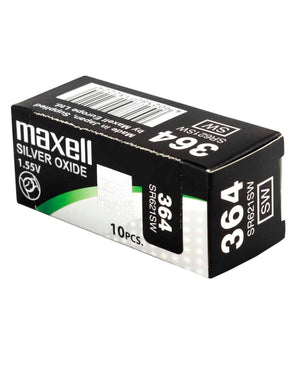 SR621SW Maxell 1.55v Silver Oxide Watch Battery (364, D364, T, V531 602, SB-AG, 280-34, GP364, SR60) Maxell Watch Batteries - SR Silver Oxide Batteries The Lamp Company - The Lamp Company