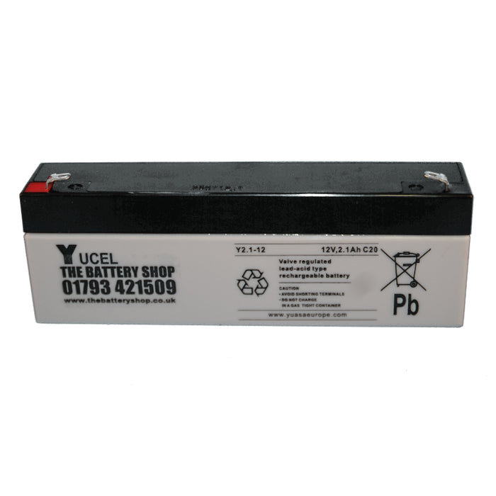 Y2.1-12 Yuasa Yucel 12v 2.1Ah Lead Acid Battery