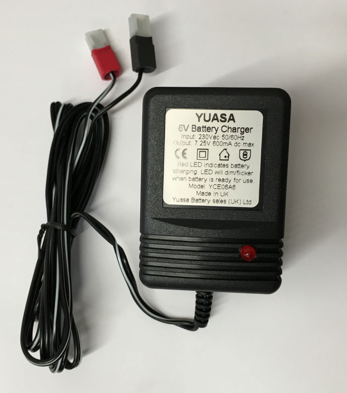 YCE06A6 Yuasa 6v 600mA VRLA Battery Charger