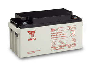 NP65-12i Yuasa 12v 65Ah Lead Acid Battery Yuasa NP Industrial Batteries The Lamp Company - The Lamp Company